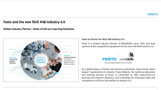 Festo and the new Skill #48 Industry 4.0